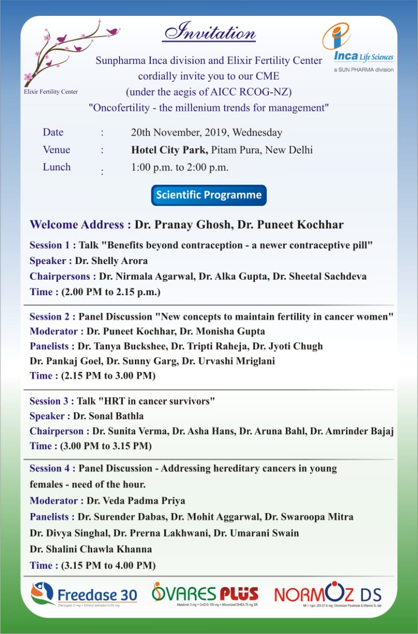 CME on “Oncofertility-the millenium trends for management”_11